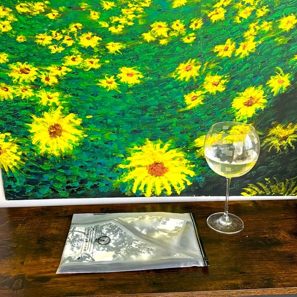 Navy and Cream Toile Print Dickey Collar with Bow Tie Closure - Picture 6 of 13